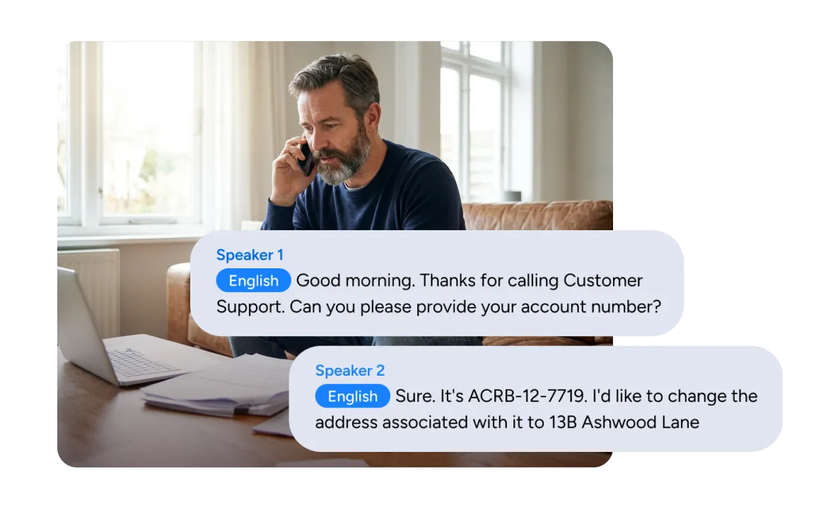 Soniox API is built for low-latency streaming in live voice interactions