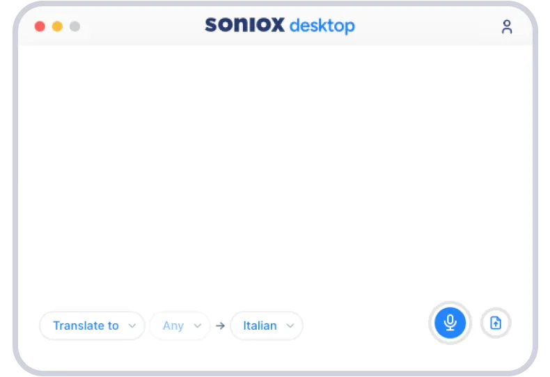 Soniox App how to use Translator on desktop