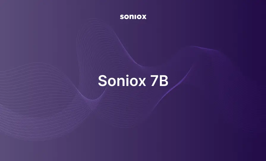 Soniox 7B