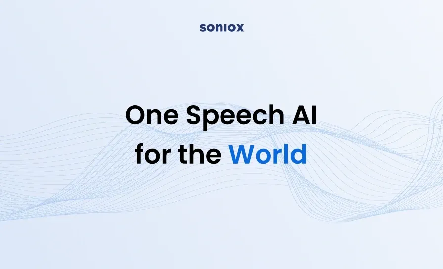 One speech AI for the world