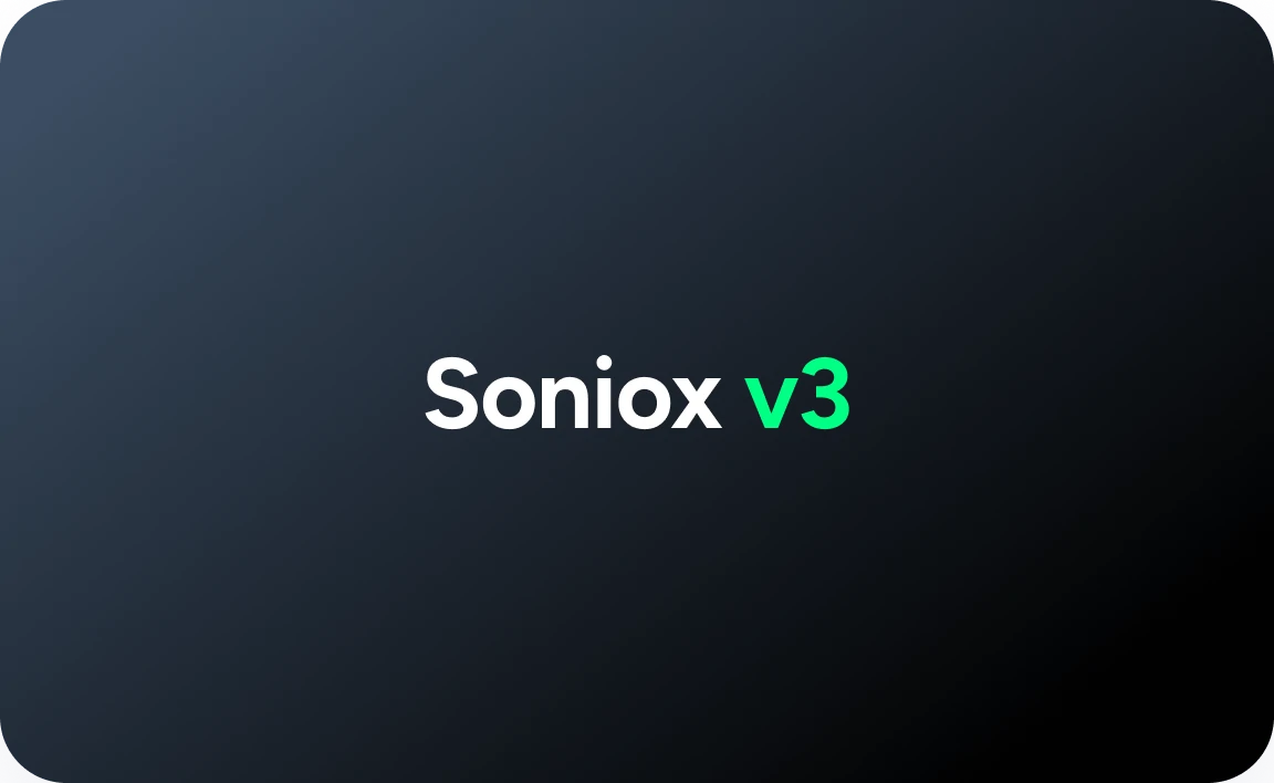 Soniox v3